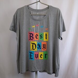 Disney "Best Day Ever" Women's Tee Size 3X
